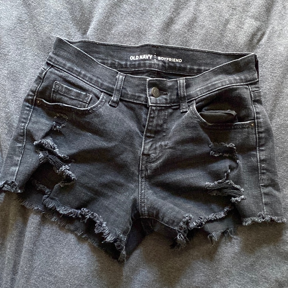 Old Navy Black Jean Shorts